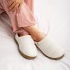 imageEverFoams Womens Cozy Waffle Slippers Soft Quilted Memory Foam Indoor House ShoesCream White
