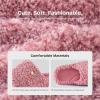imageEverFoams Womens Fashionable Opentoe Slippers with Cozy Plush NonSlip SoleBlush Pink
