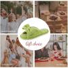 imageEverFoams Womens OpenToe Bow Slippers with Memory Foam Indoor House NonSlip SoleGreen Olive