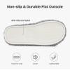 imageEverFoams Womens Fuzzy Open Toe Slippers Comfy Soft Memory Foam Indoor House ShoesCool Gray