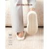 image:imageEverFoams Womens Fuzzy Clog Slippers with Slip on Footbed for Indoor OutdoorAlmond Ivory