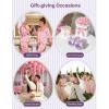image:imageEverFoams Womens Satin OpenToe Bow Slippers Memory Foam Indoor Bedroom House ShoesMist Lavender