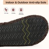 image:imageEverFoams Womens Fuzzy Opentoe Slippers Memory Foam Indoor House Shoes  machinewashablegiftsmemory foamantislip solelightweightindoor and outdoorcozyElegant Mocha