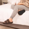 image:imageEverFoams Womens Fuzzy Opentoe Slippers Memory Foam Indoor House Shoes  machinewashablegiftsmemory foamantislip solelightweightindoor and outdoorcozyElegant Mocha