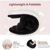 image:imageEverFoams Womens OpenToe Bow Slippers Memory Foam NonSlip Indoor  Machine WashableBow DecorationSlip ResistantQuiet WalkingFloor FriendlyMemory Foam InsoleVelvet Black