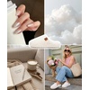 image:imageEverFoams Womens Slip on Slippers for Indoor Outdoor  Softfuzzyclogbreathableantislipbirthday giftsmachinewashableAlmond Ivory