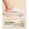 image:imageEverFoams Womens Slip on Slippers for Indoor Outdoor  Softfuzzyclogbreathableantislipbirthday giftsmachinewashableAlmond Ivory