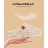 image:imageEverFoams Womens Slip on Slippers for Indoor Outdoor  Softfuzzyclogbreathableantislipbirthday giftsmachinewashableButter Beige