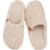 image:imageEverFoams Womens Slip on Slippers for Indoor Outdoor  Softfuzzyclogbreathableantislipbirthday giftsmachinewashableButter Beige