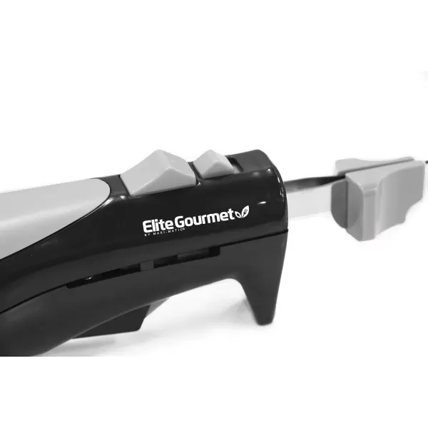 imageElite Cuisine EK570B Electric Knife with 2 Serrated Blades and Easy Eject Black Stainless Steel