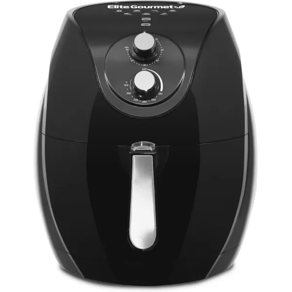 imageElite Gourmet EAF658 Electric 65Qt Air Fryer XXL Capacity 475Lbs of Food 1700WOilLess Healthy Cooker Timer ampamp Temperature Controls 26 Recipe Cookbook65 Qt