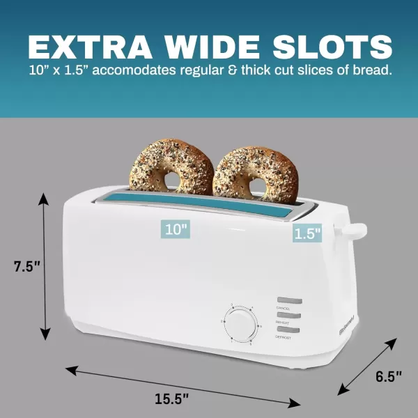 imageElite Gourmet ECT118B Cool Touch Single Slice Toaster 6 Toasting Levels ampamp Wide Slot for Bagels Waffles Specialty Breads Pastry Snacks BlackWhite