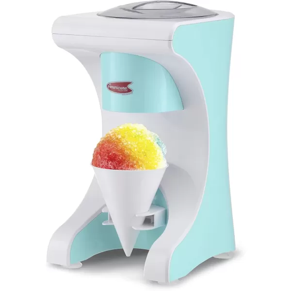 imageElite Gourmet EIC629 Electric Countertop Snow Cone Maker Hawaiian Shave Ice Machine KidFriendly Party Summer Treat Maker Blue
