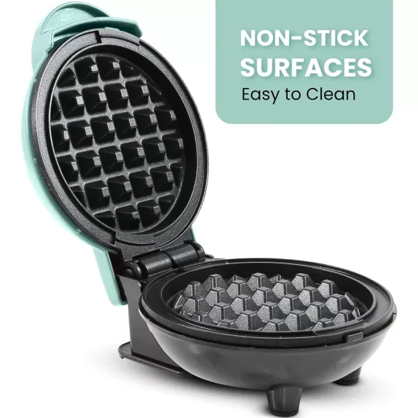 imageElite Gourmet EOM205 NonStick Omelet Frittata Snack Pocket Maker Dessert Maker 2 Individual 65quot Omelets Stainless Steel and BlackMint