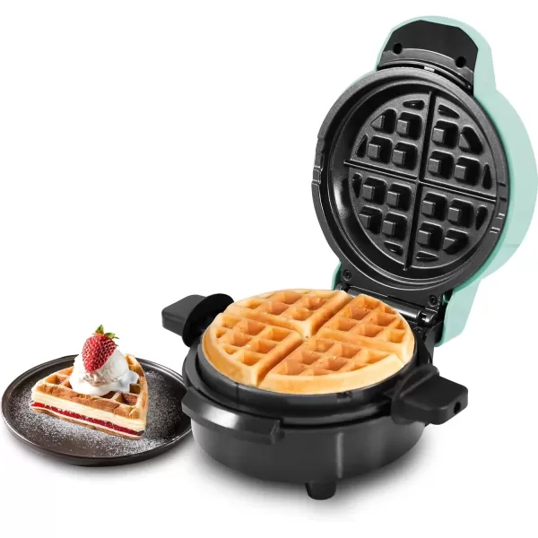 imageElite Gourmet EOM205 NonStick Omelet Frittata Snack Pocket Maker Dessert Maker 2 Individual 65quot Omelets Stainless Steel and BlackMint