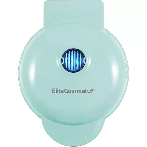 imageElite Gourmet EOM205 NonStick Omelet Frittata Snack Pocket Maker Dessert Maker 2 Individual 65quot Omelets Stainless Steel and BlackMint