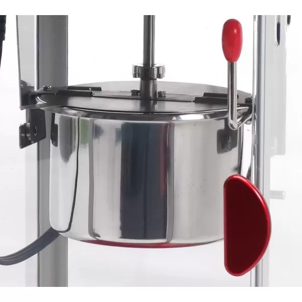 imageElite Gourmet EPM250 MaxiMatic 25 Ounce Classic Carnival Tabletop Kettle Popcorn Popper Machine RetroStyle Movie Hot Buttered Popcorn Red