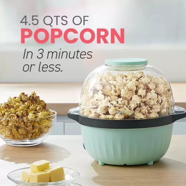 imageElite Gourmet EPM330R Automatic Stirring 12cup Popcorn Maker Popper Hot Oil Popcorn Machine wMeasuring Cap ampamp Builtin Reversible Serving Bowl Great for Home Party Kids Safety ETL Approved RedMint