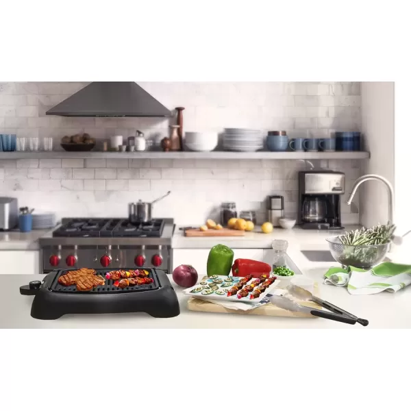 imageElite Gourmet EPN2976 2in1 Nonstick Panini Press ampamp Indoor Grill Opens 180Degree Gourmet Sandwich Maker Floating Hinge Fits All Foods Contact Grill with Removable Grease Tray Stainless Steel13