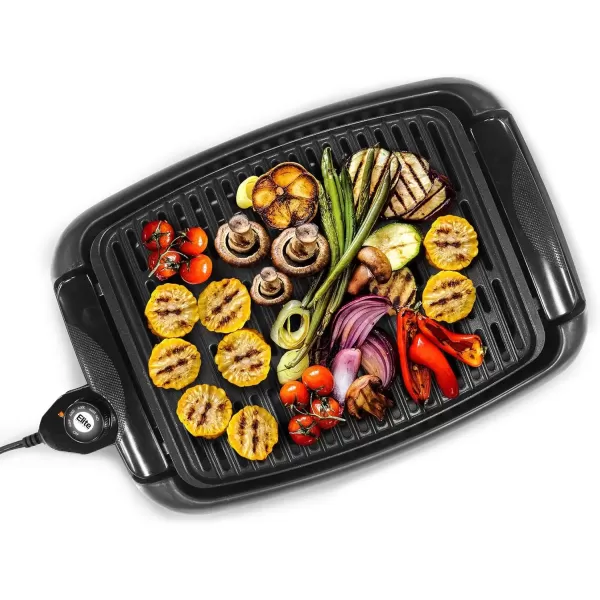imageElite Gourmet EPN2976 2in1 Nonstick Panini Press ampamp Indoor Grill Opens 180Degree Gourmet Sandwich Maker Floating Hinge Fits All Foods Contact Grill with Removable Grease Tray Stainless Steel13