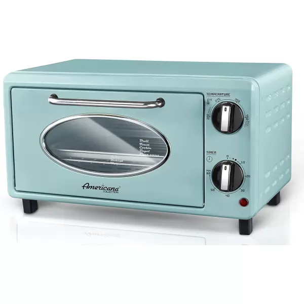 imageElite Gourmet ETO4510M French Door 475Qt 18Slice Convection Oven 4Control Knobs Bake Broil Toast Rotisserie Keep Warm Includes 2 x 14quot Pizza Racks Stainless Steel2 Slice  10L
