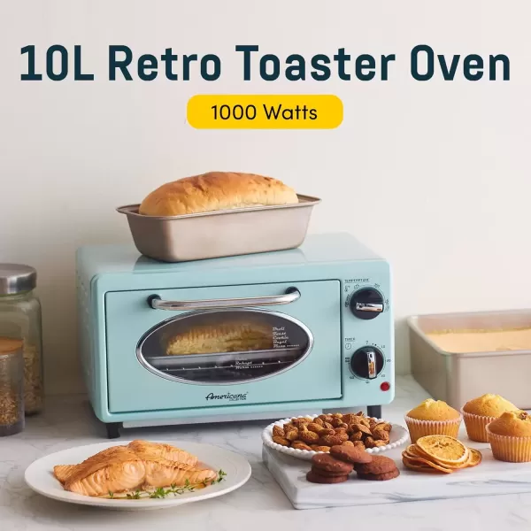 imageElite Gourmet ETO4510M French Door 475Qt 18Slice Convection Oven 4Control Knobs Bake Broil Toast Rotisserie Keep Warm Includes 2 x 14quot Pizza Racks Stainless Steel2 Slice  10L