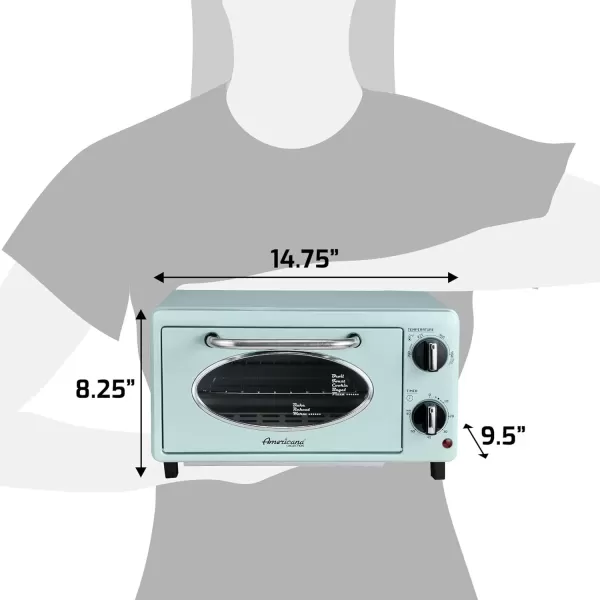 imageElite Gourmet ETO4510M French Door 475Qt 18Slice Convection Oven 4Control Knobs Bake Broil Toast Rotisserie Keep Warm Includes 2 x 14quot Pizza Racks Stainless Steel2 Slice  10L
