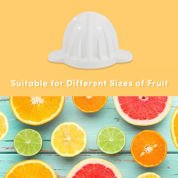 imageElite Gourmet ETS411 BPAFree Electric Citrus Juicer Extractor Compact Large Volume Pulp Control Oranges Lemons Limes Grapefruits with Easy Pour Spout 16 oz WhiteWhite