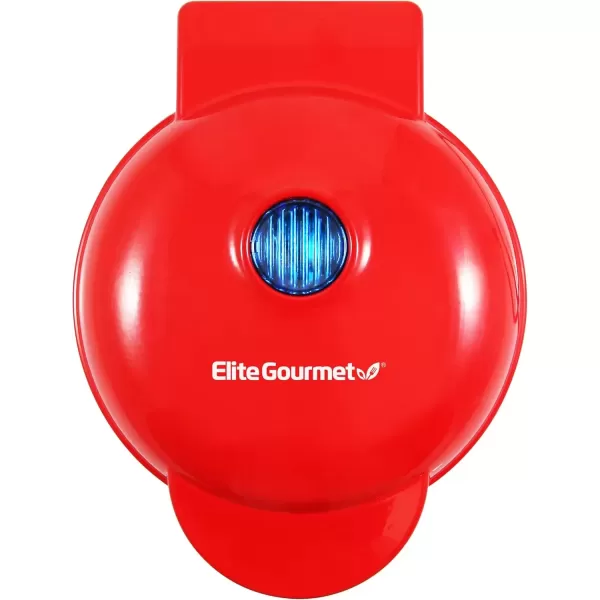 imageElite Gourmet Electric 3in1 Nonstick 1Inch Thick Belgian Waffle ampamp GrillSandwich Maker Removable Plates Easy to Clean Paninis Snacks Burgers and more RedRed