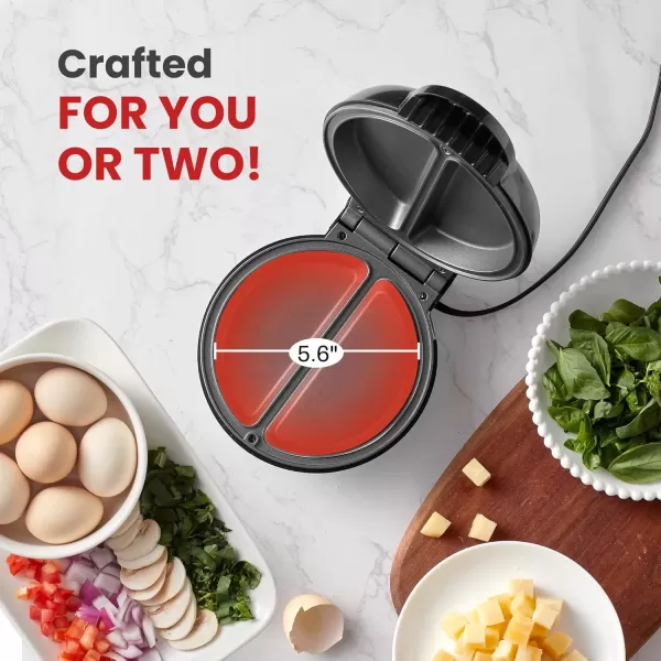 imageElite Gourmet Electric 3in1 Nonstick 1Inch Thick Belgian Waffle ampamp GrillSandwich Maker Removable Plates Easy to Clean Paninis Snacks Burgers and more RedStainless Steel and Black