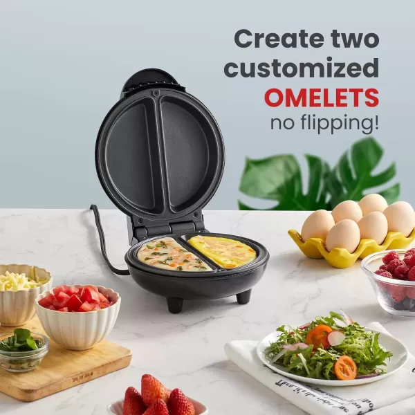 imageElite Gourmet Electric 3in1 Nonstick 1Inch Thick Belgian Waffle ampamp GrillSandwich Maker Removable Plates Easy to Clean Paninis Snacks Burgers and more RedStainless Steel and Black