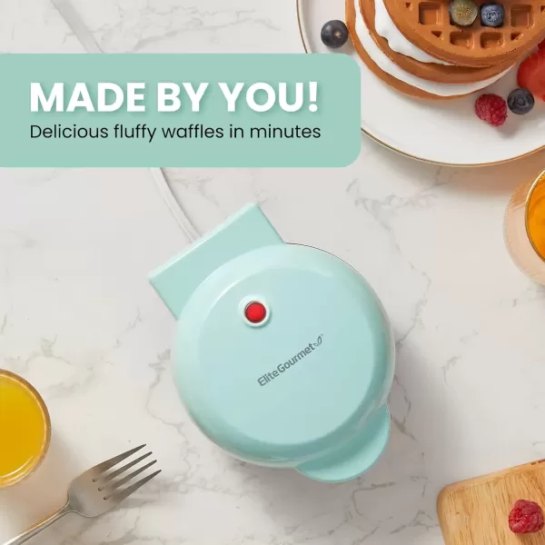 imageElite Gourmet Electric 3in1 Nonstick 1Inch Thick Belgian Waffle ampamp GrillSandwich Maker Removable Plates Easy to Clean Paninis Snacks Burgers and more RedMint