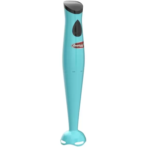 imageElite Gourmet Electric Immersion Hand Blender Mixer Chopper 1Touch Control Multi Purpose Hand Blender Stick Mixer Chopper 150 Watts OneTouch Control For Soups Sauces Baby Food RedAqua