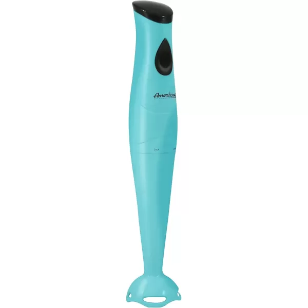 imageElite Gourmet Electric Immersion Hand Blender Mixer Chopper 1Touch Control Multi Purpose Hand Blender Stick Mixer Chopper 150 Watts OneTouch Control For Soups Sauces Baby Food RedAqua