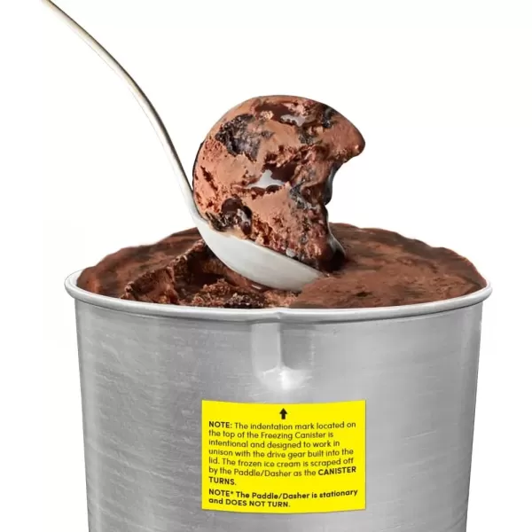 imageElite Gourmet Old Fashioned 6 Quart Vintage Wood Bucket Electric Ice Cream Maker Machine Appalachian Bonus Classic DieCast Hand Crank for Churning Uses Ice and Rock Salt Churns Ice Cream in MinutePine