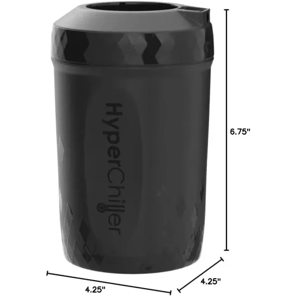 imageHyperChiller HC3 Patented Iced CoffeeBeverage Cooler NEW IMPROVEDSTRONGER AND MORE DURABLE Ready in One Minute Reusable for Iced Tea Wine Spirits Alcohol Juice 125 Oz BlackBlack