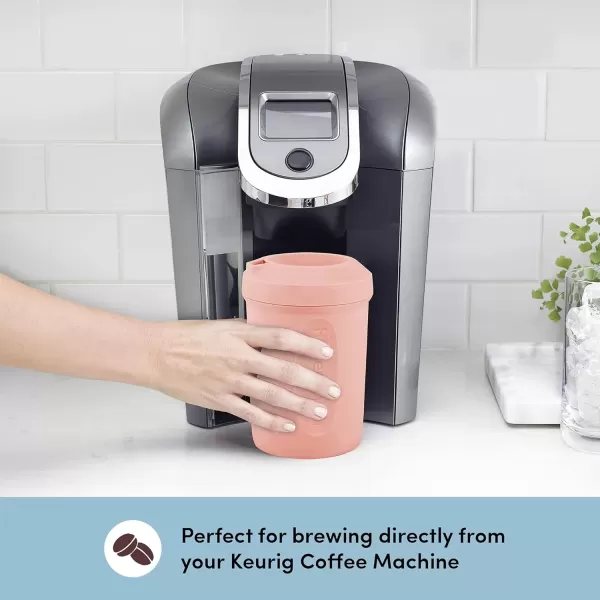 imageHyperChiller The Original but NEW StainlessSteel HC2SS Patented Iced CoffeeBeverage Cooler Ready in One Minute Reusable for Iced Tea Wine Spirits Alcohol Juice 125 oz Stainless SteelRose Gold