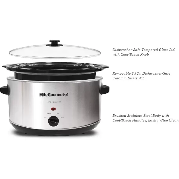 imageMST900D Digital Programmable XL Jumbo Slow CookerStainless Steel