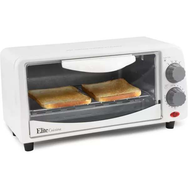 imageMaxiMatic ETO113 Elite Cuisine 2Slice Toaster Oven with 15 Minute Timer White