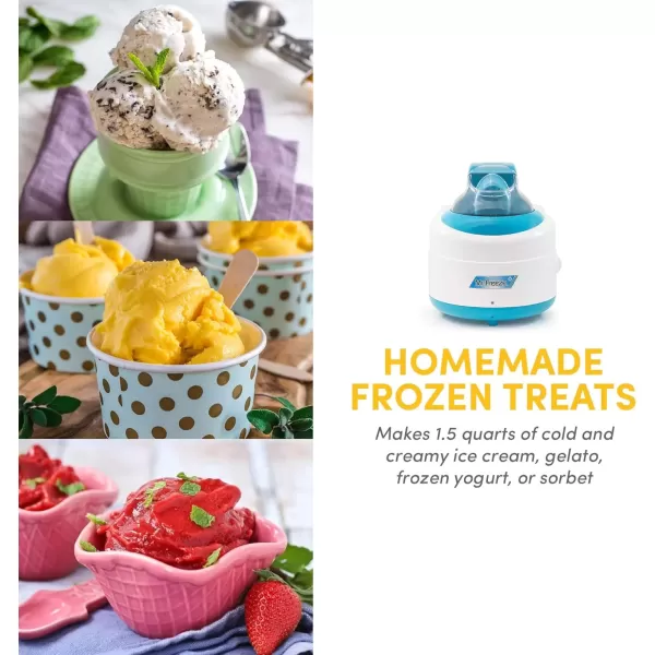 imageMaxiMatic Mr Freeze EIM550BL 15 Quart Ice Cream Maker with Compressor Blue