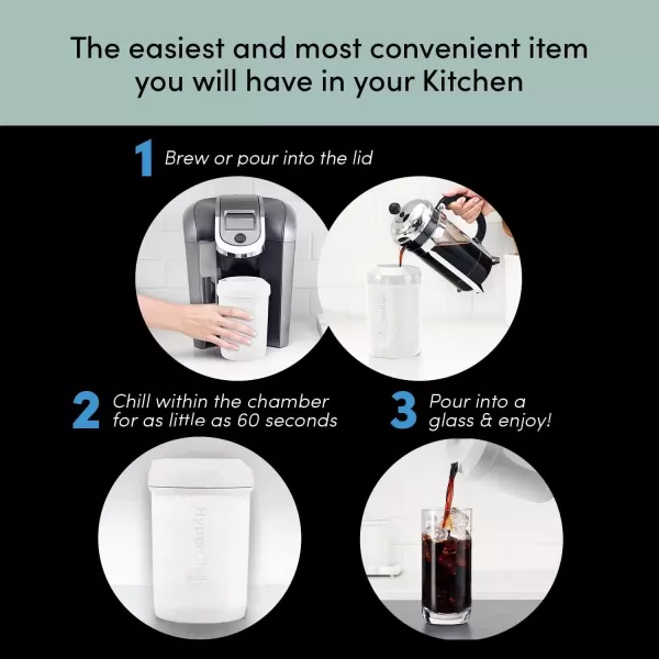 imageNEW HyperChiller SLIM HBC100SS Dual Wall Vacuum Insulated Slim Can Cooler Beer Soda Energy Drinks Seltzer Wine Cooler Fits All Standard 12 OZ Slim Cans Cup Holder Friendly Stainless SteelWhite