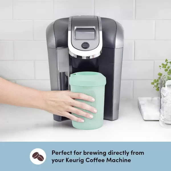 imageNEW HyperChiller SLIM HBC100SS Dual Wall Vacuum Insulated Slim Can Cooler Beer Soda Energy Drinks Seltzer Wine Cooler Fits All Standard 12 OZ Slim Cans Cup Holder Friendly Stainless SteelMint