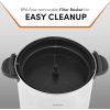 imageElite Gourmet CCM040 Stainless Steel 40 Cup Coffee Urn Removable Filter For Easy Cleanup Two Way Dispenser with CoolTouch Handles Electric Coffee Maker Urn Stainless Steel40 Cup