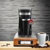 imageElite Gourmet EC008 Classic Stovetop Coffee Percolator Glass Clear Brew Progress Knob CoolTouch Handle Cordless Serve 8Cup Stainless SteelBlack