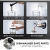 imageElite Gourmet EC008 Classic Stovetop Coffee Percolator Glass Clear Brew Progress Knob CoolTouch Handle Cordless Serve 8Cup Stainless SteelGlass