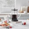imageElite Gourmet EC008 Classic Stovetop Coffee Percolator Glass Clear Brew Progress Knob CoolTouch Handle Cordless Serve 8Cup Stainless SteelGlass