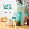 imageElite Gourmet EC008 Classic Stovetop Coffee Percolator Glass Clear Brew Progress Knob CoolTouch Handle Cordless Serve 8Cup Stainless SteelMint