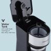 imageElite Gourmet EC008 Classic Stovetop Coffee Percolator Glass Clear Brew Progress Knob CoolTouch Handle Cordless Serve 8Cup Stainless SteelStainless Steel