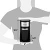 imageElite Gourmet EC008 Classic Stovetop Coffee Percolator Glass Clear Brew Progress Knob CoolTouch Handle Cordless Serve 8Cup Stainless SteelStainless Steel