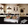 imageElite Gourmet EWM6171 Triple 3 x 25 Qt Trays Buffet Server Food Warmer Temperature Control Clear Slotted Lids Perfect for Parties Entertaining ampamp Holidays 75 Qt Total Stainless Steel5 Quart